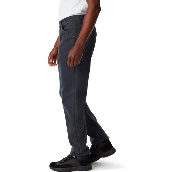 Bass Outdoor Mens Everyday Straight Leg Pant with 6 Pockets Standard - caviar - Picture 2 of 5